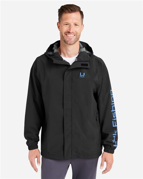 HUK Men's Storm Rain Jacket - H400159 - EMBROIDERED