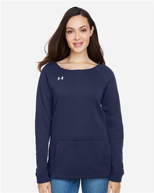 Under Armour Women's Rival Fleece Sweatshirt - 1305784 - EMBROIDERED