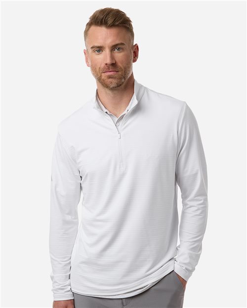 Adidas. Men's Textured Stripe Quarter-Zip Pullover. A708
