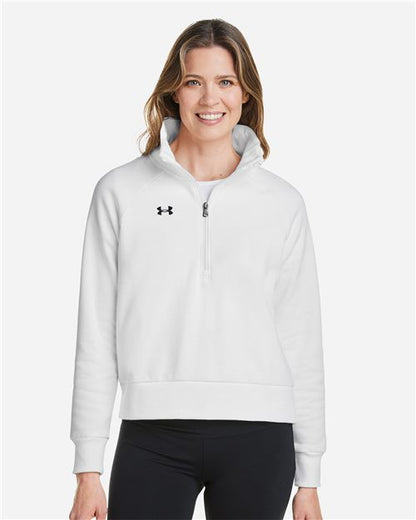 Under Armour. Women's Rival Fleece Quarter-Zip Pullover. 1379492