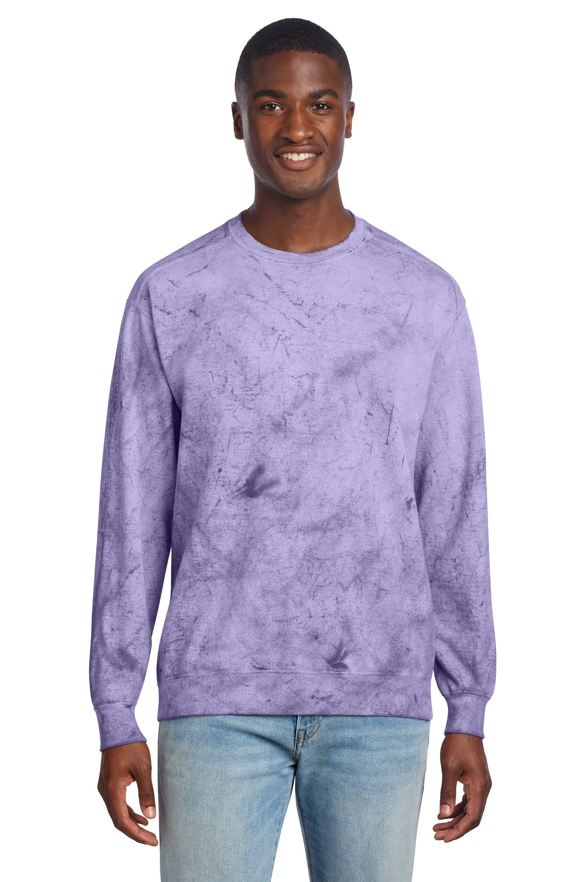 Comfort Colors Color Blast Crewneck Sweatshirt 1545 - EMBROIDERED