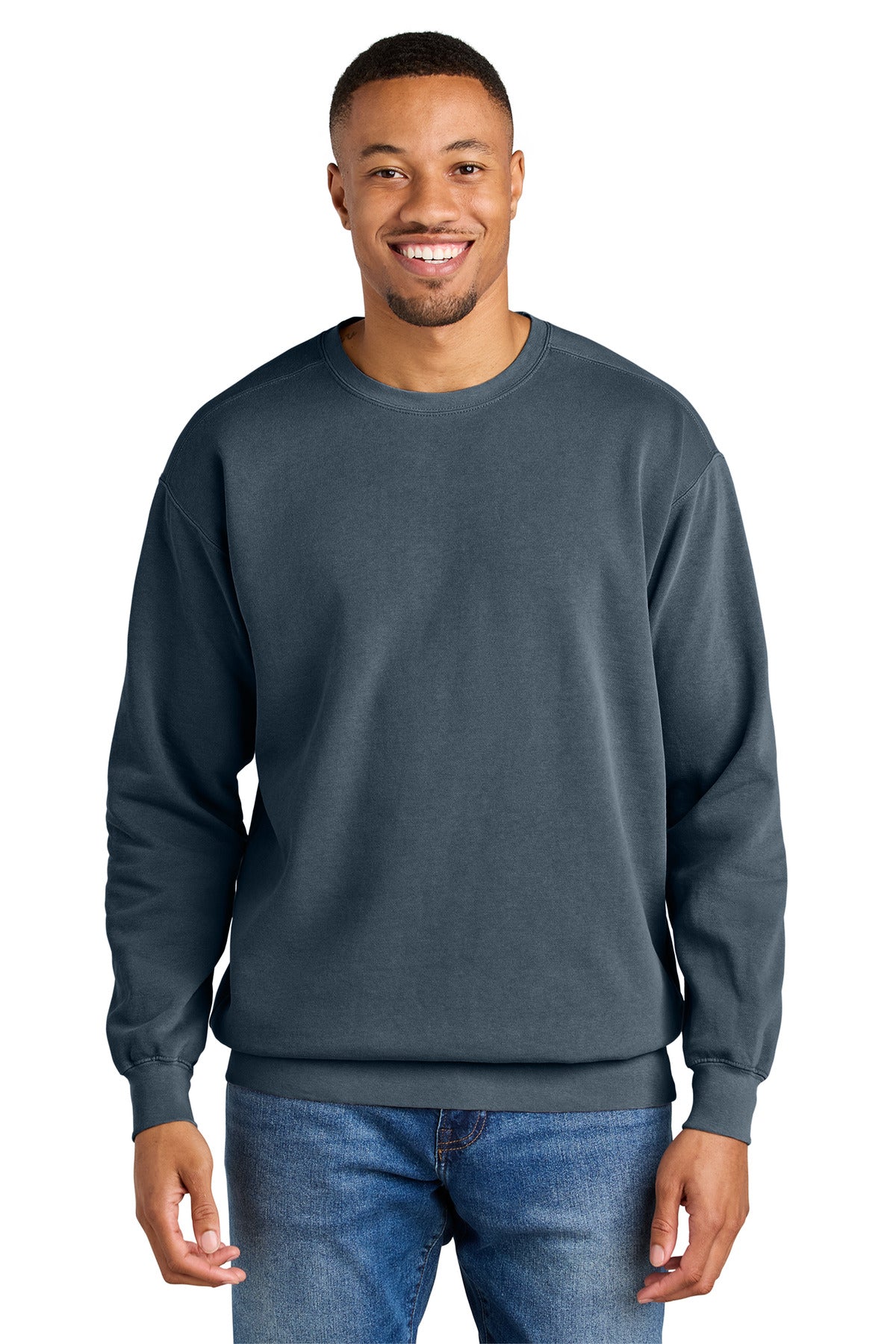 COMFORT COLORS Ring Spun Crewneck Sweatshirt. 1566 - EMBROIDERED