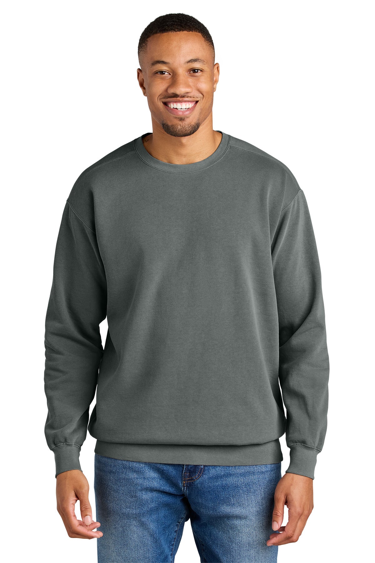 COMFORT COLORS Ring Spun Crewneck Sweatshirt. 1566 - EMBROIDERED