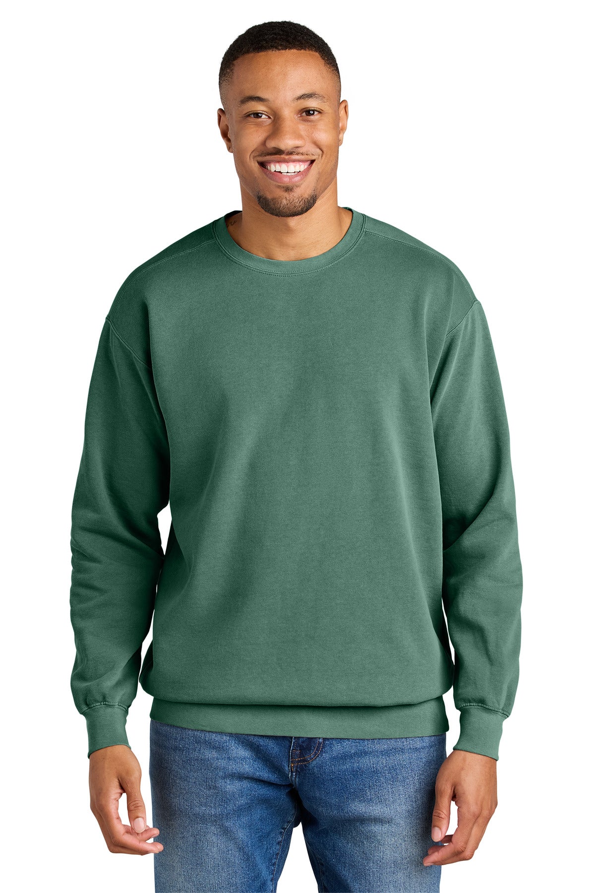 COMFORT COLORS Ring Spun Crewneck Sweatshirt. 1566 - EMBROIDERED