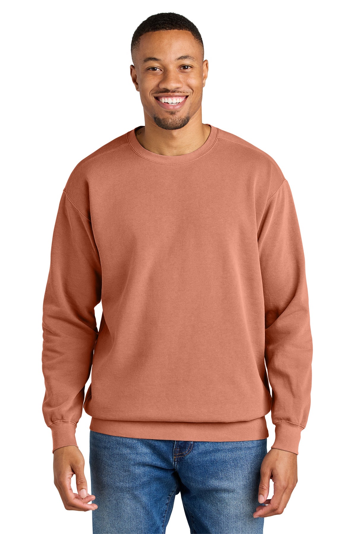 COMFORT COLORS  Ring Spun Crewneck Sweatshirt. 1566 - EMBROIDERED