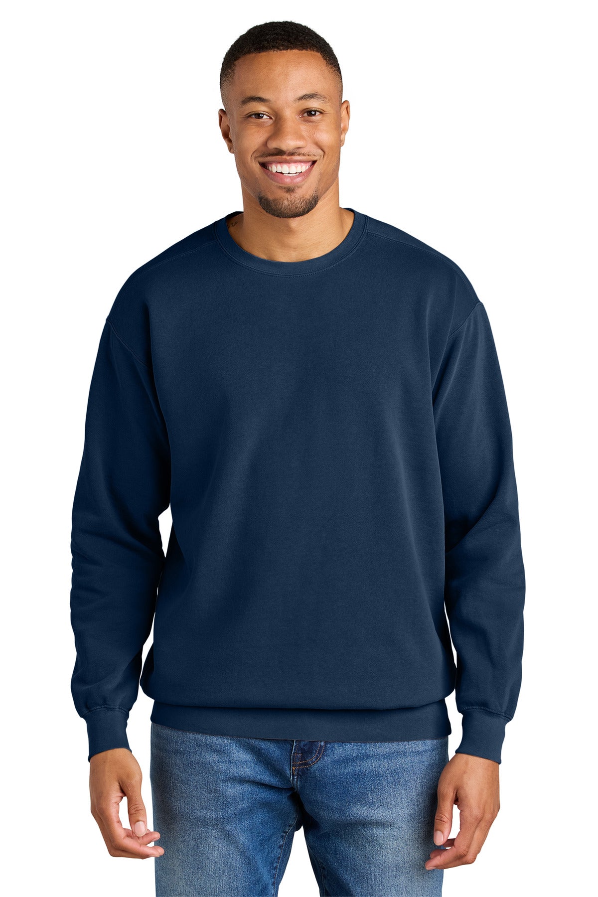 COMFORT COLORS Ring Spun Crewneck Sweatshirt. 1566 - EMBROIDERED