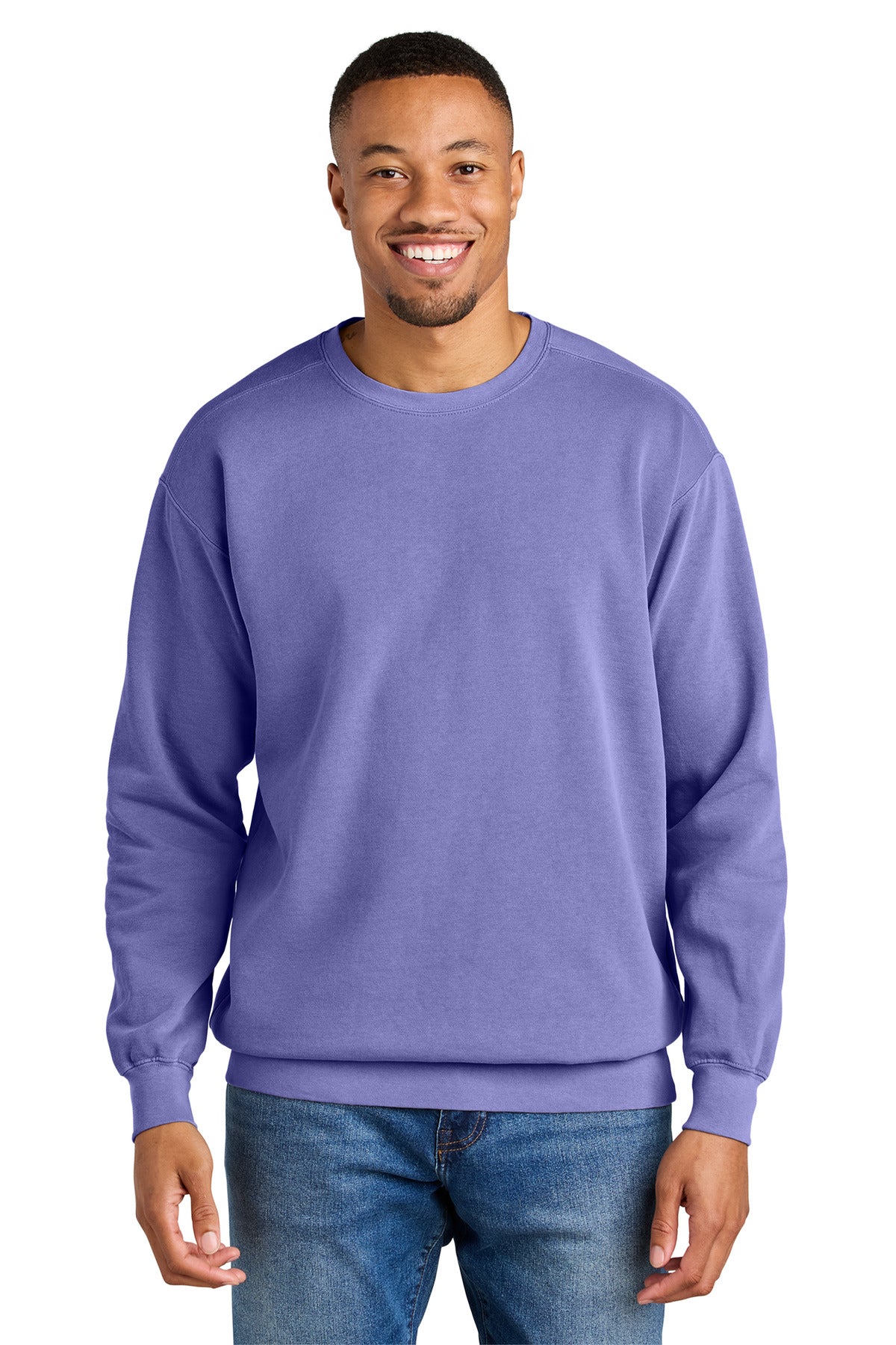 COMFORT COLORS Ring Spun Crewneck Sweatshirt. 1566 - EMBROIDERED