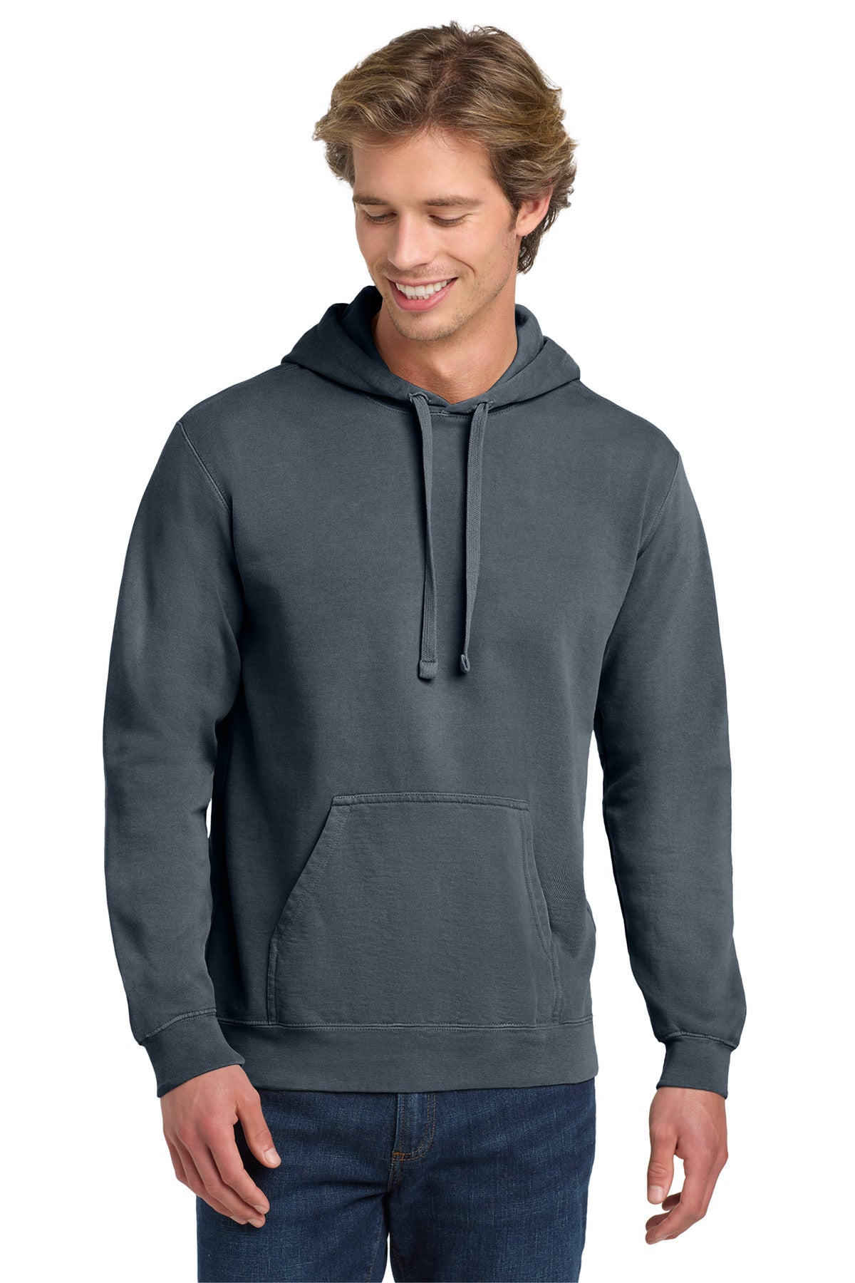 COMFORT COLORS Ring Spun Hooded Sweatshirt. 1567 - EMBROIDERED