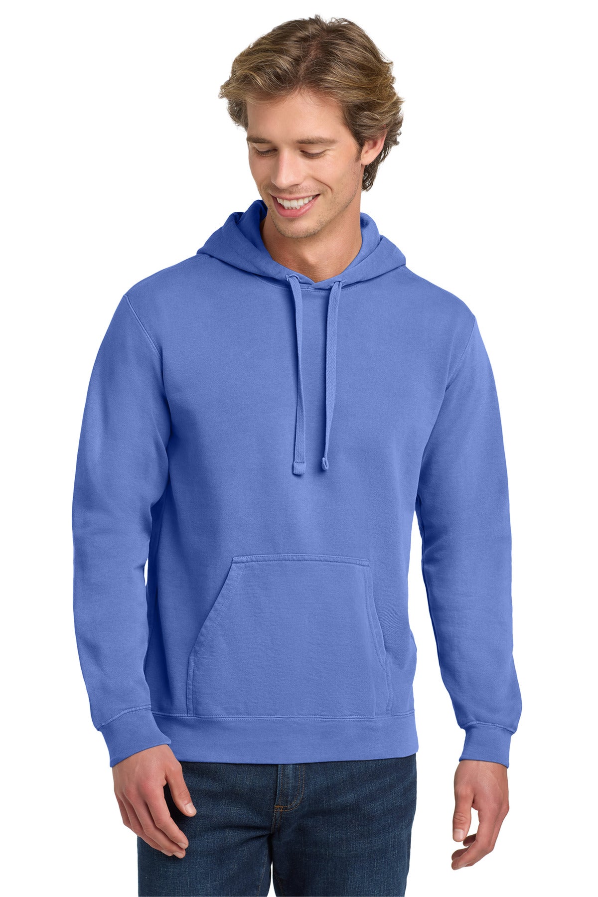COMFORT COLORS  Ring Spun Hooded Sweatshirt. 1567 - EMBROIDERED