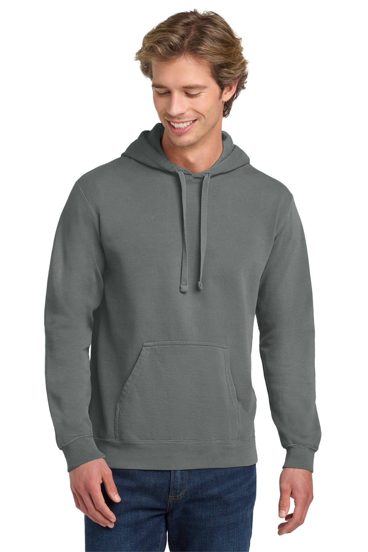 COMFORT COLORS  Ring Spun Hooded Sweatshirt. 1567 - EMBROIDERED