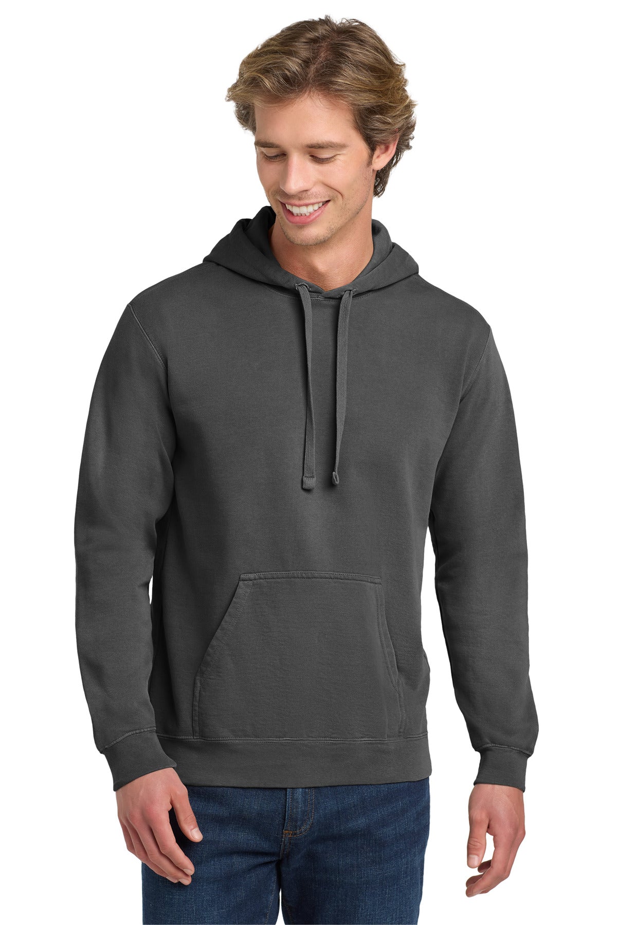 COMFORT COLORS  Ring Spun Hooded Sweatshirt. 1567 - EMBROIDERED