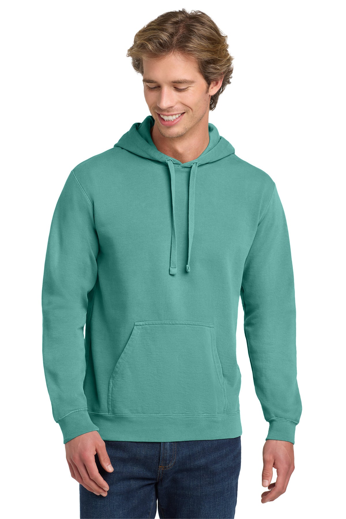 COMFORT COLORS Ring Spun Hooded Sweatshirt. 1567 - EMBROIDERED