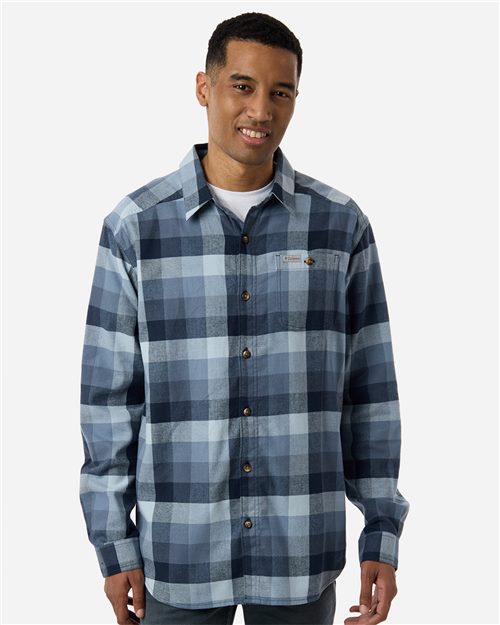 Columbia Men's Cornell Woods™ Flannel Shirt - 161795 - EMBROIDERED