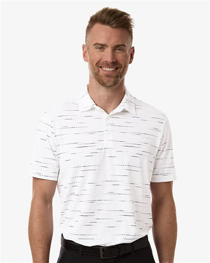 Adidas Men's Ultimate365 Mesh Glimmer Print Polo - A2015 - EMBROIDERED