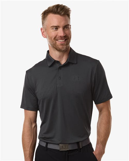 Under Armour Men's Playoff 3.0 Stripe Polo - 1378676 - EMBROIDERED