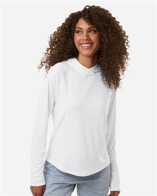 Columbia Women's PFG Tidal Tee™ Hooded Long Sleeve - 216061 - EMBROIDERED