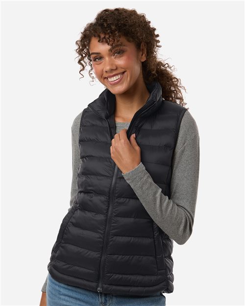 Weatherproof Women's Lightweight Poly-filled Packable Vest - W26717 - EMBROIDERED