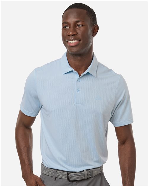 Adidas Men's Performance Textured Polo - A2024 - EMBROIDERED