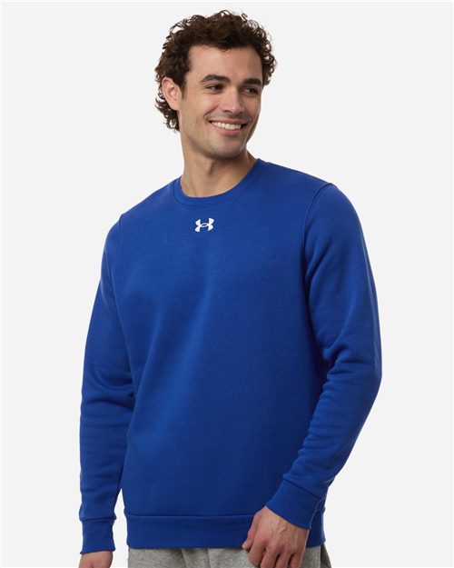 Under Armour Men's Team Icon Fleece Crew - 6014160 - EMBROIDERED