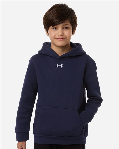 Under Armour Youth Team Icon Fleece Hooded Sweatshirt - 6014162 - EMBROIDERED