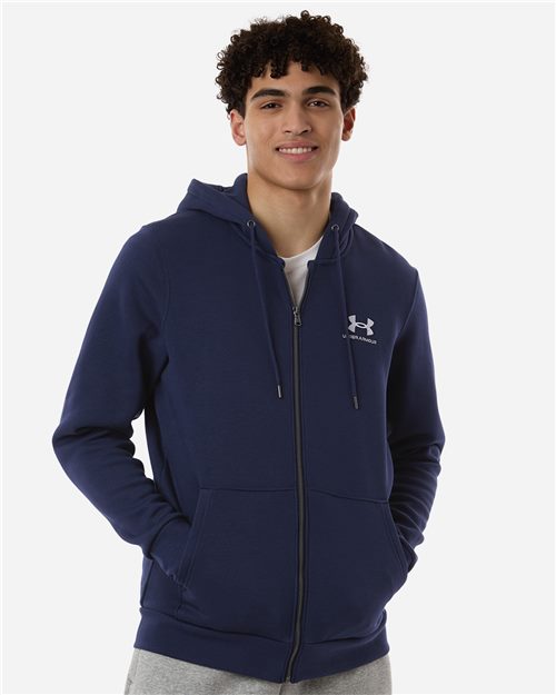 Under Armour Men's Icon Fleece Hooded Full-Zip - 1373881 - EMBROIDERED
