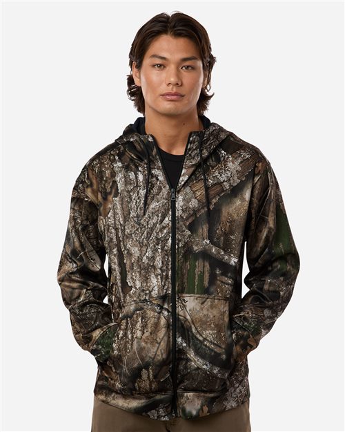 RealTree Unisex Realtree(R) Performance Full-Zip Hooded Sweatshirt - RT5201 - EMBROIDERED