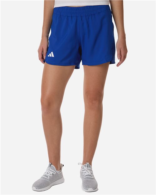 Adidas Women's D4T Woven 3" Shorts - AT306 - EMBROIDERED