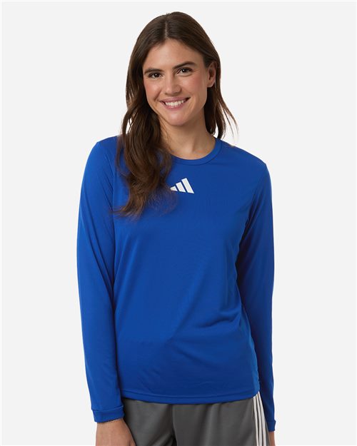 Adidas Women's Pregame Long Sleeve T-Shirt - AT105 - EMBROIDERED