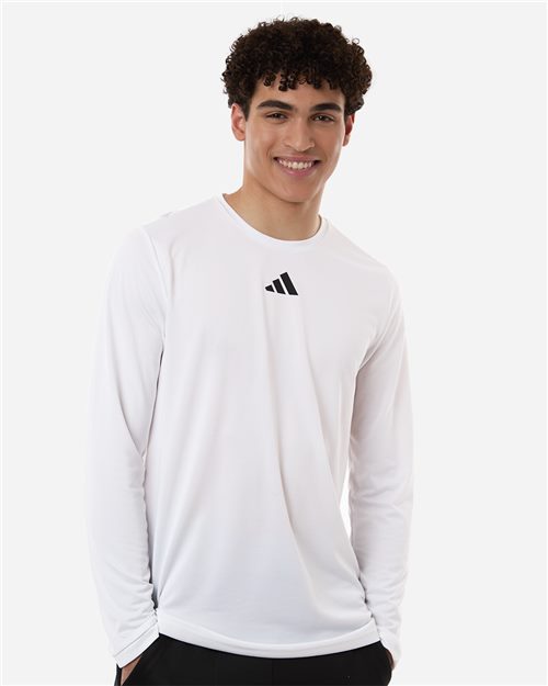 Adidas Men's Pregame Long Sleeve T-Shirt - AT104 - EMBROIDERED