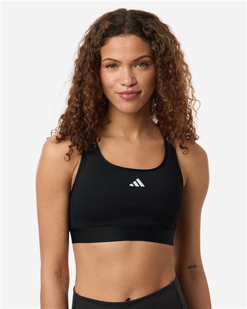 Adidas Women's Techfit Compression Racerback Sports Bra - AT750 - EMBROIDERED