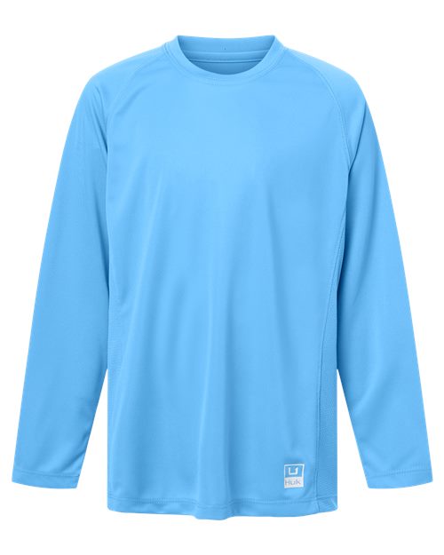 HUK Youth Pursuit Long Sleeve T-Shirt - H712L004 - EMBROIDERED