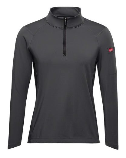 Red Kap Women's Performance Cadet Collar Quarter-Zip Pullover - QZW1 - EMBROIDERED
