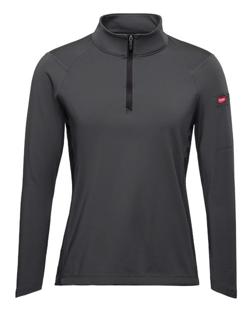 Red Kap Women's Performance Cadet Collar Quarter-Zip Pullover - QZW1 - EMBROIDERED