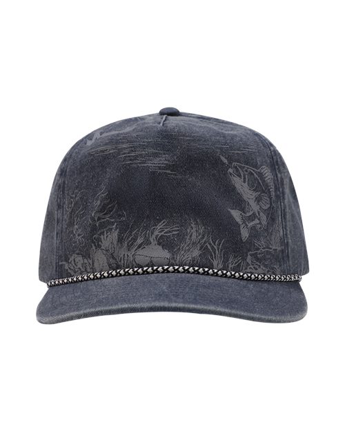 DRI DUCK Walleye Nature Scene Cap - 3334 - EMBROIDERED