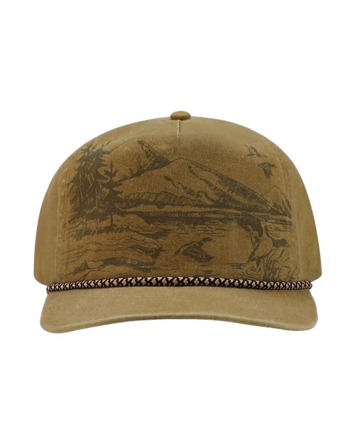 DRI DUCK Mallard Nature Scene Cap - 3337 - EMBROIDERED