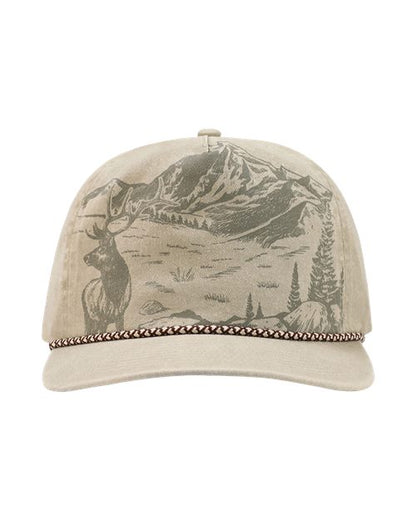 DRI DUCK Elk Nature Scene Cap - 3338 - EMBROIDERED
