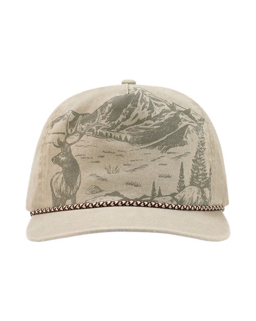 DRI DUCK Elk Nature Scene Cap - 3338 - EMBROIDERED