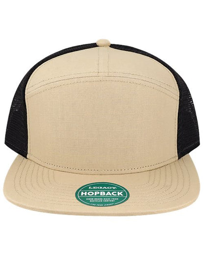 LEGACY Hopback Seven-Panel Trucker Cap - H7FB - EMBROIDERED