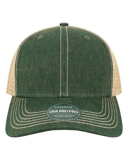 LEGACY Old Favorite Mid Pro Trucker Cap - OFMPS - EMBROIDERED