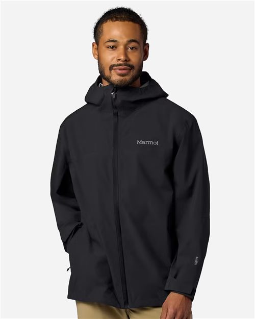 Marmot Men's PreCip Evo Flex Hooded Jacket - M16738 - EMBROIDERED