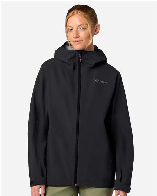 Marmot Women's PreCip Evo Flex Hooded Jacket - M16756 - EMBROIDERED