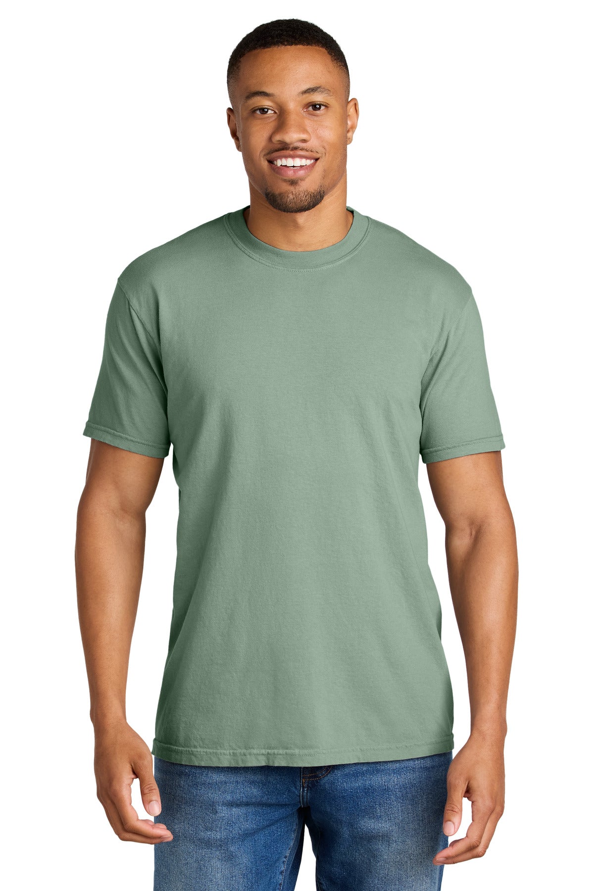 COMFORT COLORS  Heavyweight Ring Spun Tee. 1717 - EMBROIDERED