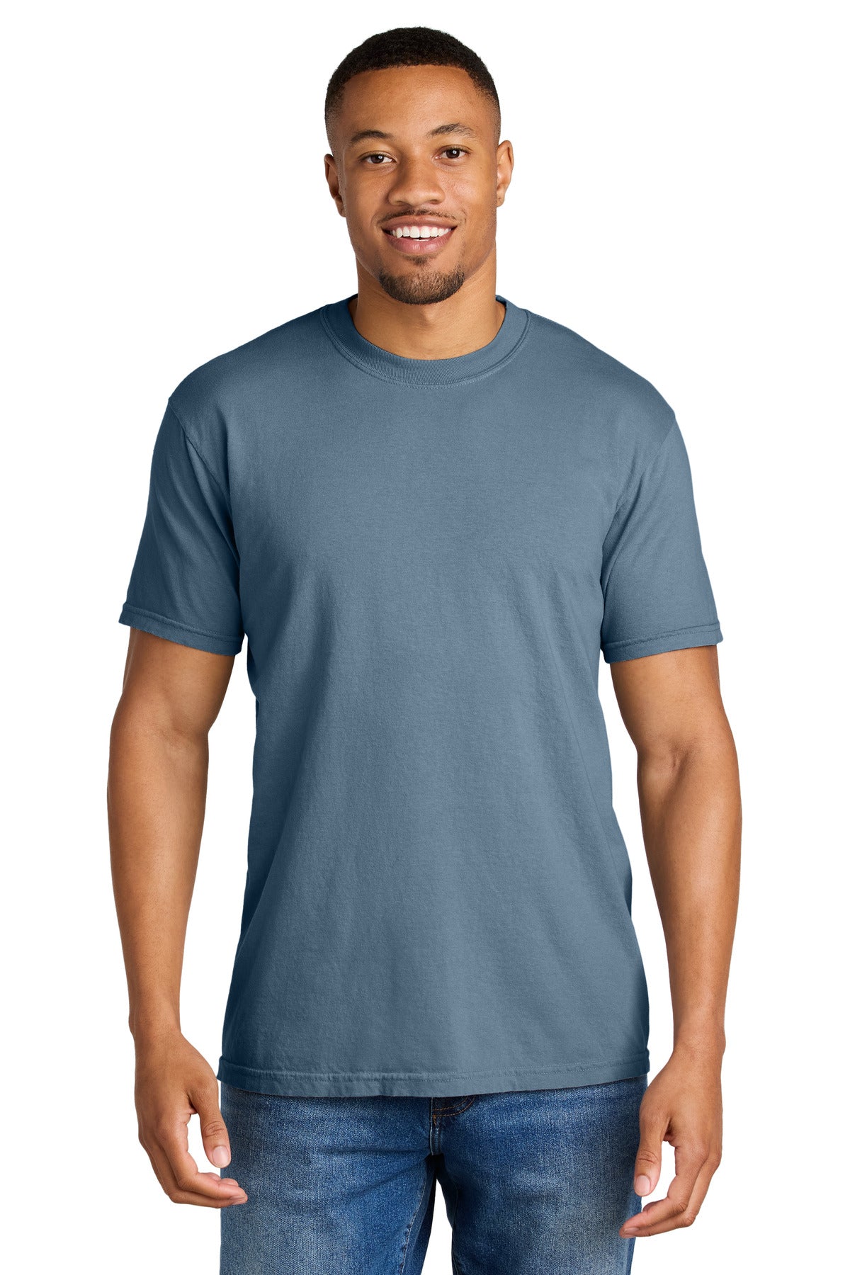 COMFORT COLORS Heavyweight Ring Spun Tee. 1717 - EMBROIDERED