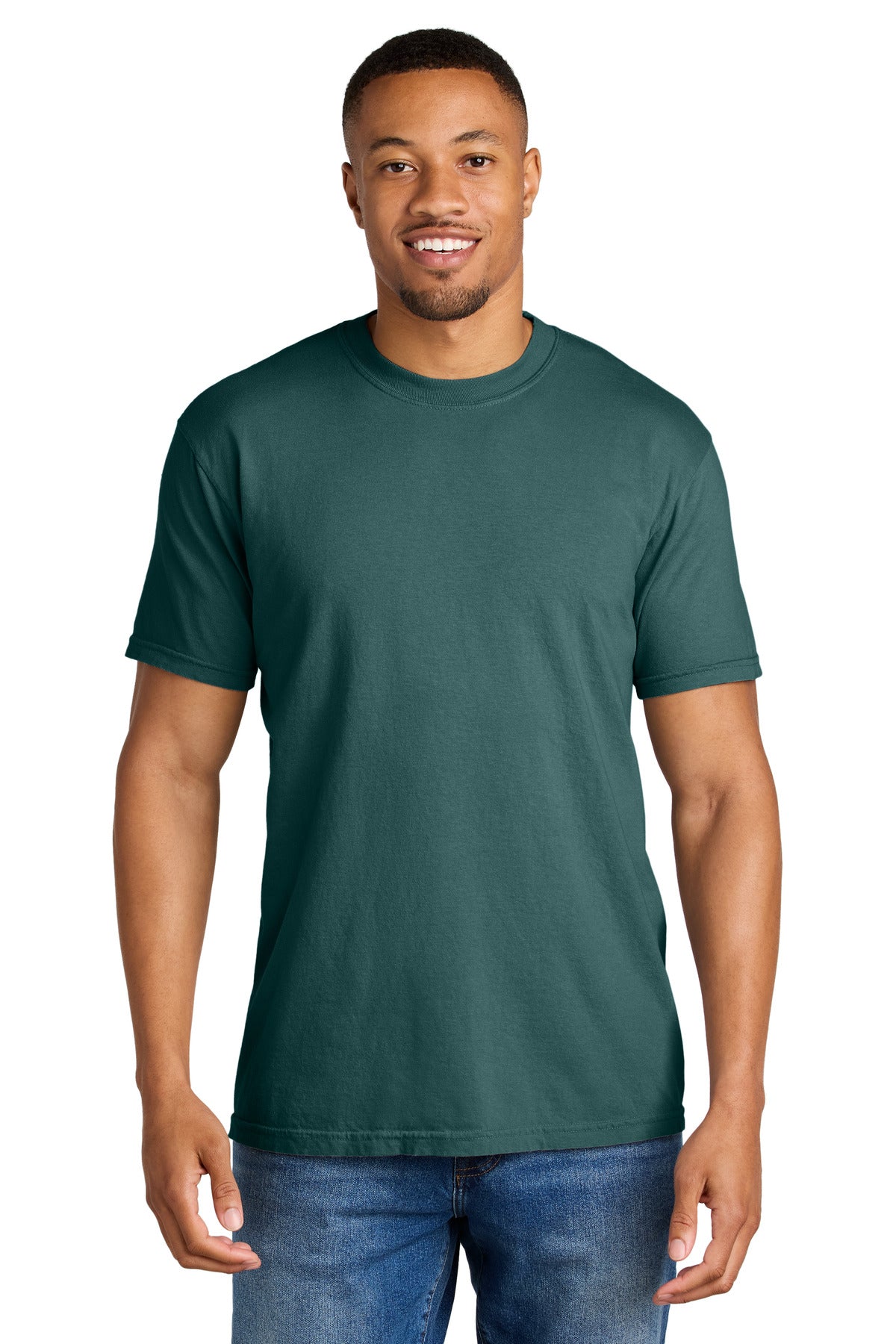 COMFORT COLORS Heavyweight Ring Spun Tee. 1717 - EMBROIDERED