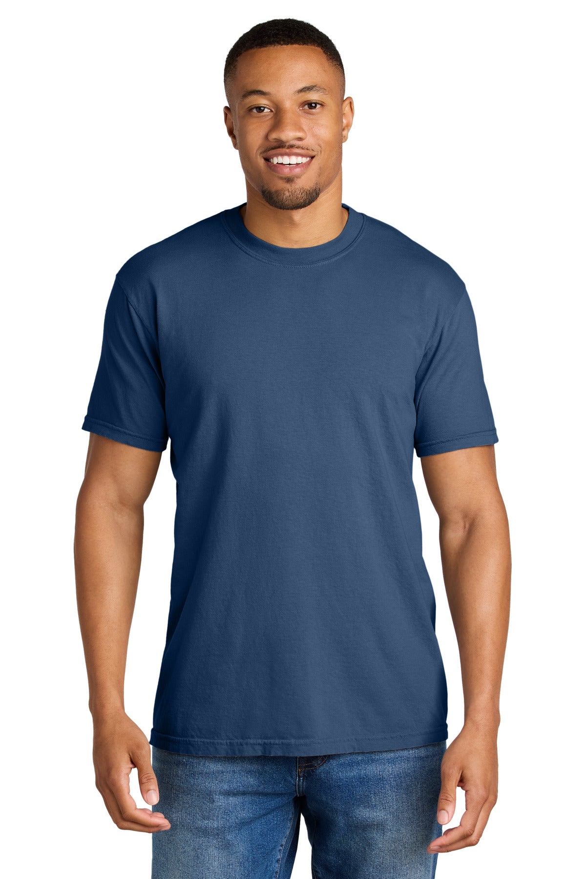 COMFORT COLORS Heavyweight Ring Spun Tee. 1717 - EMBROIDERED
