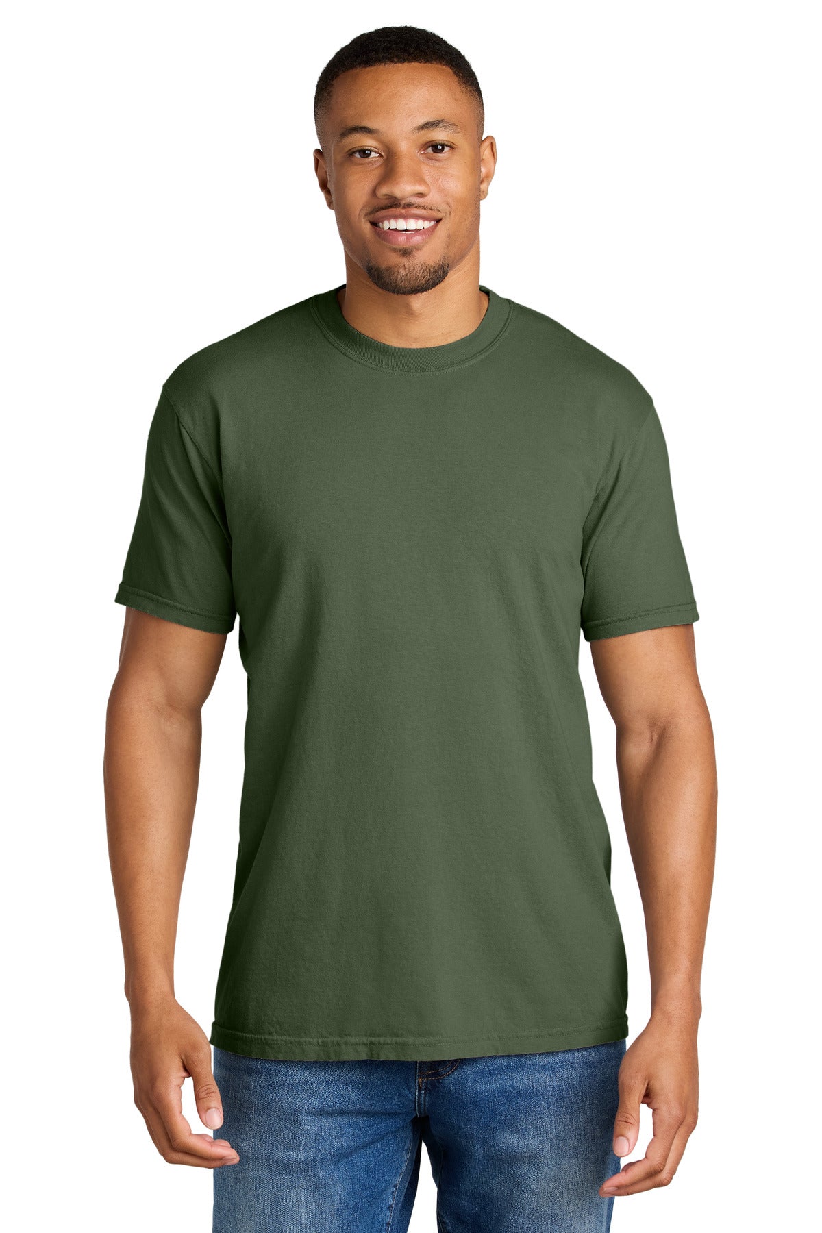 COMFORT COLORS Heavyweight Ring Spun Tee. 1717 - EMBROIDERED