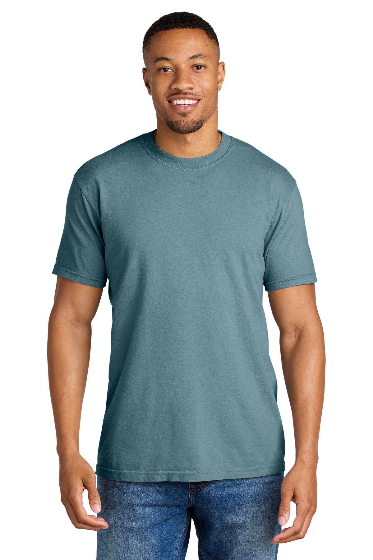 COMFORT COLORS Heavyweight Ring Spun Tee. 1717 - EMBROIDERED
