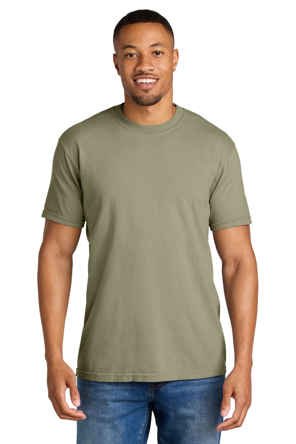 COMFORT COLORS Heavyweight Ring Spun Tee. 1717 - EMBROIDERED