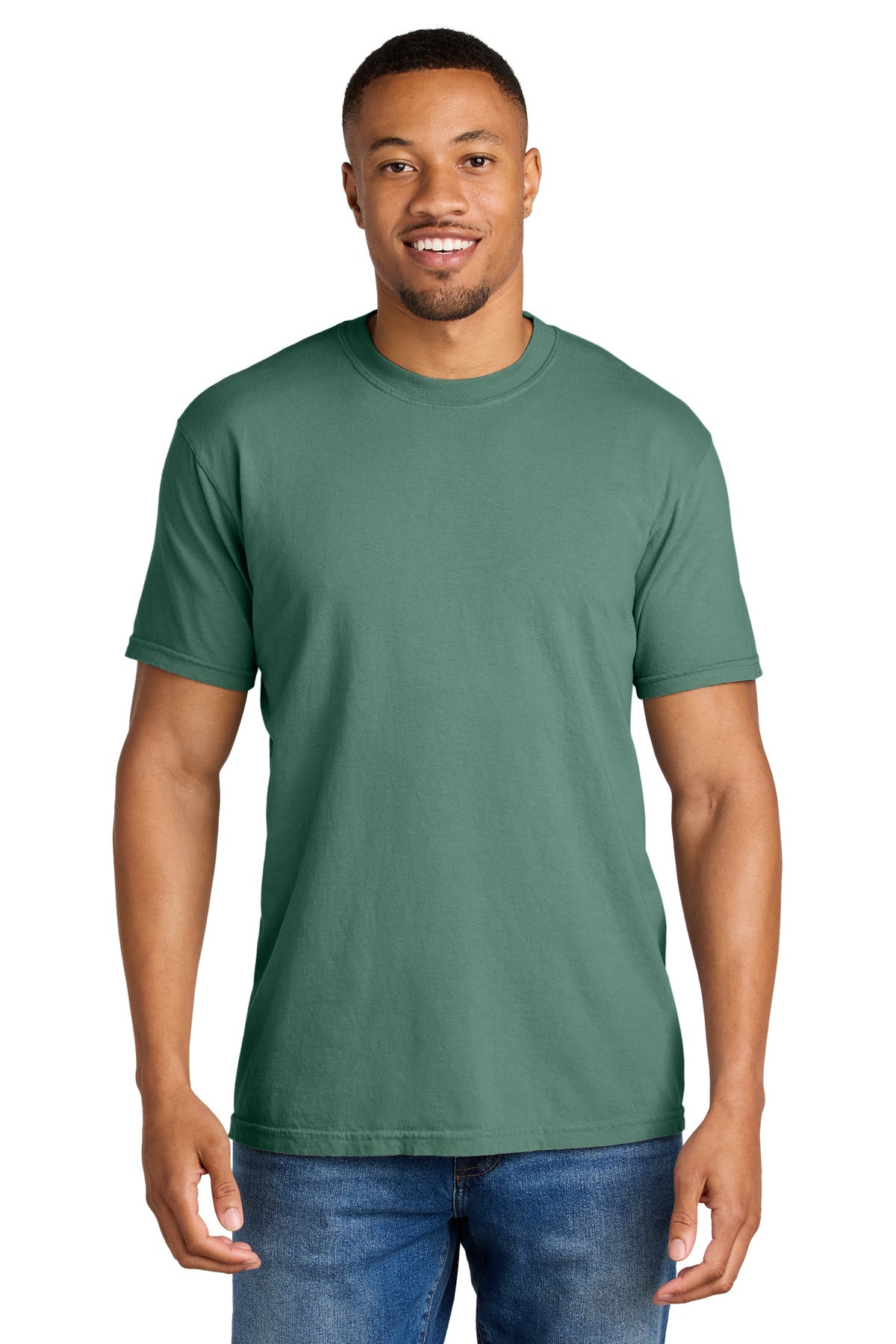 COMFORT COLORS Heavyweight Ring Spun Tee. 1717 - EMBROIDERED