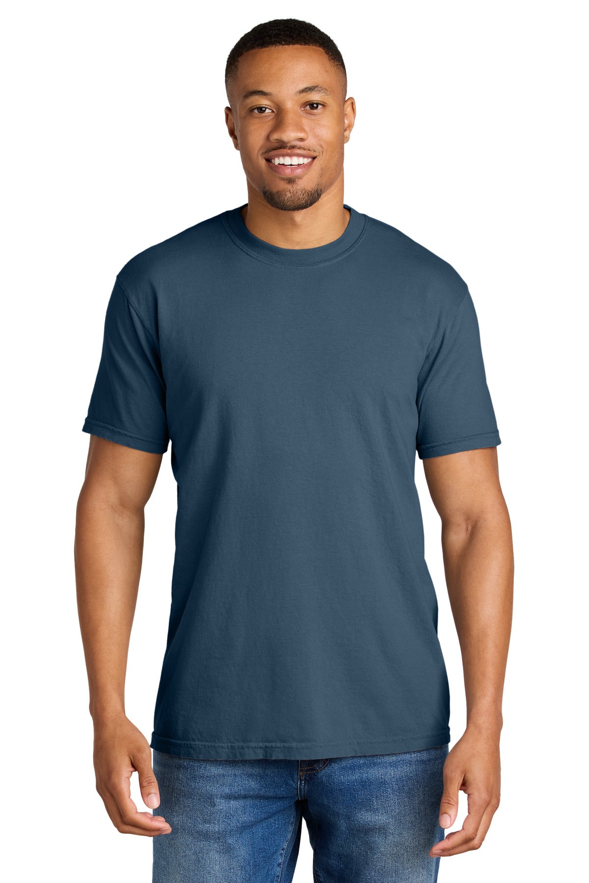 COMFORT COLORS Heavyweight Ring Spun Tee. 1717 - EMBROIDERED